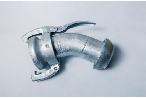 2" (50) Bocht 45º met M en V-deel type Perrot gegalvaniseerd